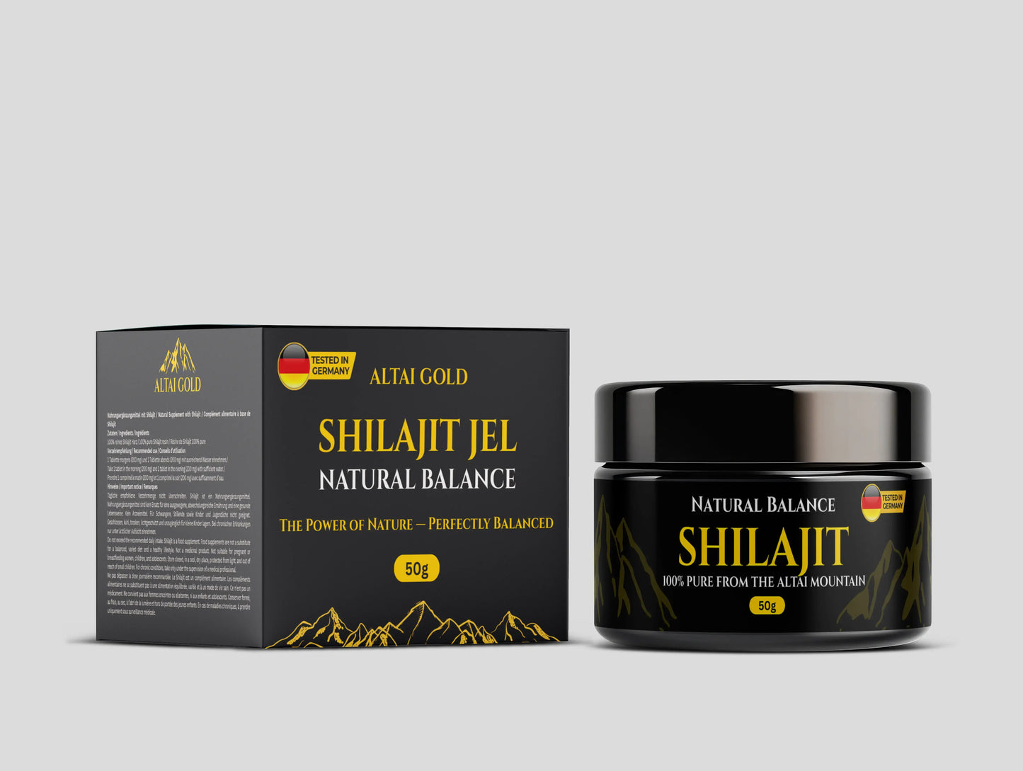 Shilajit 50g Résine Molle d'Altai Origin-Trésor Minéral pour Énergie et Vitalité - Altai Origin