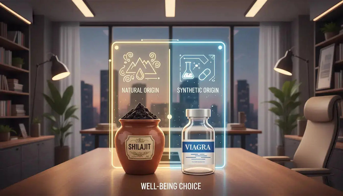 Shilajit vs Viagra : Pourquoi choisir l'alternative naturelle en 2026 ? - Altai Origin