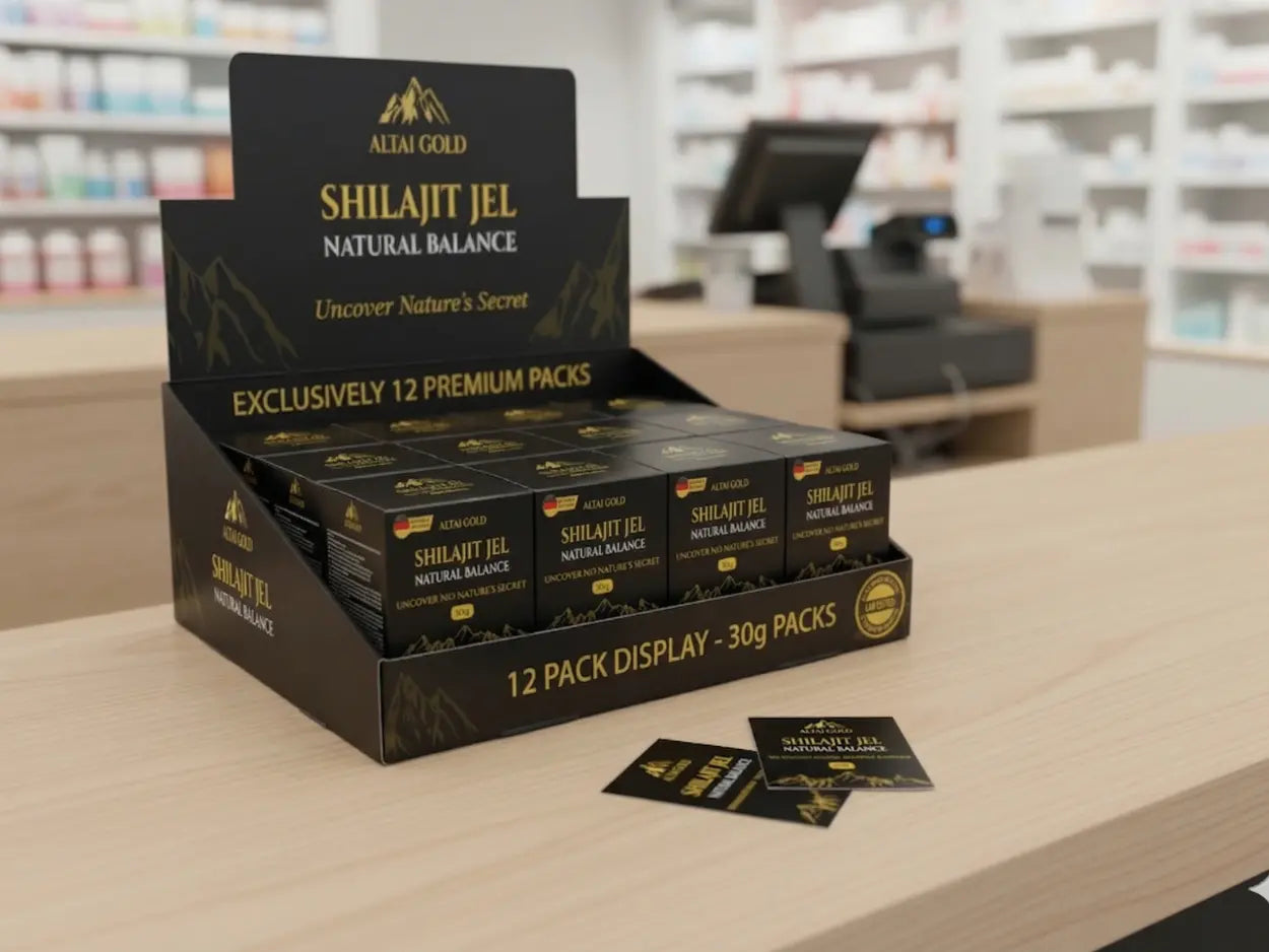 Comprimés de Shilajit Pur de l'Altaï : Énergie et Vitalité - Altai Origin
