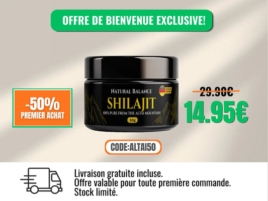 Shilajit Pur | Altai Gold™ (10g) - Complément Minéral Naturel