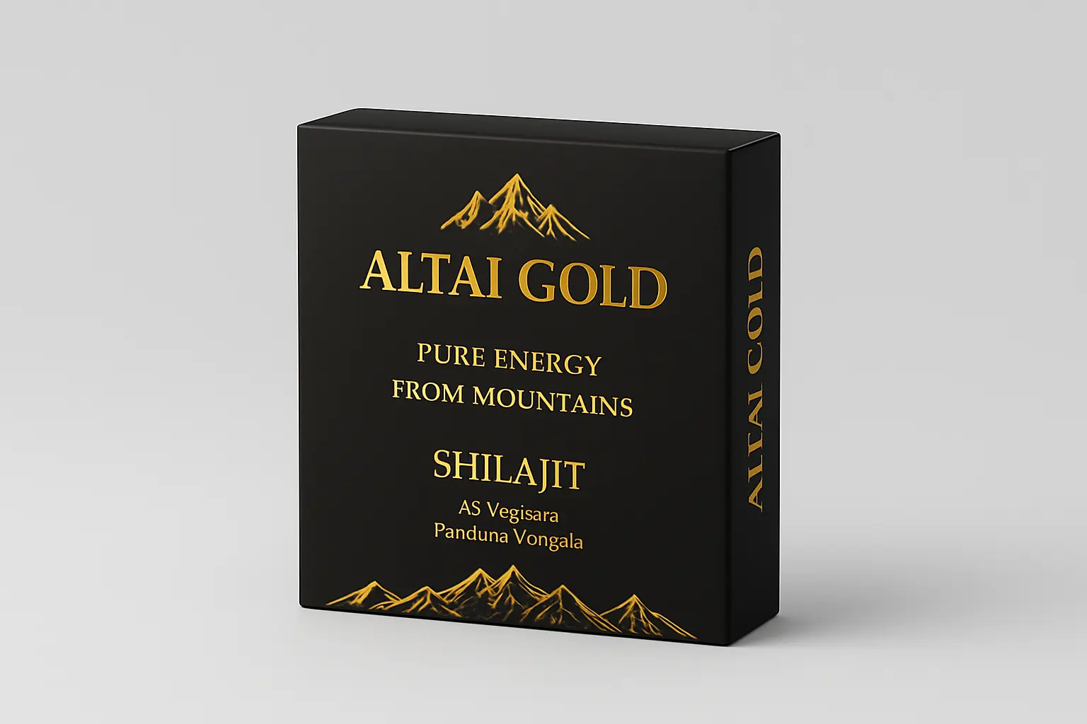 Altai Gold™ Shilajit Pur (1 kg) | Format Industriel | Soft Resin Premium & Certifiée - Altai Origin