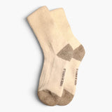 Chaussettes 100 % Laine de Mouton de Mongolie – Beige et Taupe, Uni | Altai Origin - Altai Origin