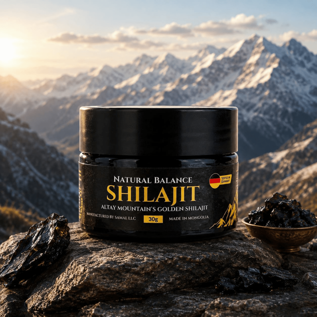 Résine de Shilajit Pur Altai Gold (30g) - Altai Origin