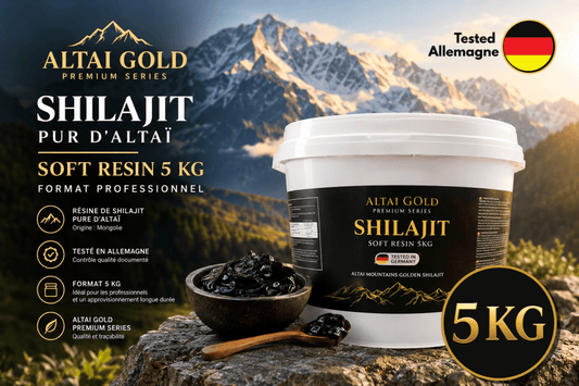 Shilajit Pur de l'Altaï — Producteur Direct 5KG - Altai Origin