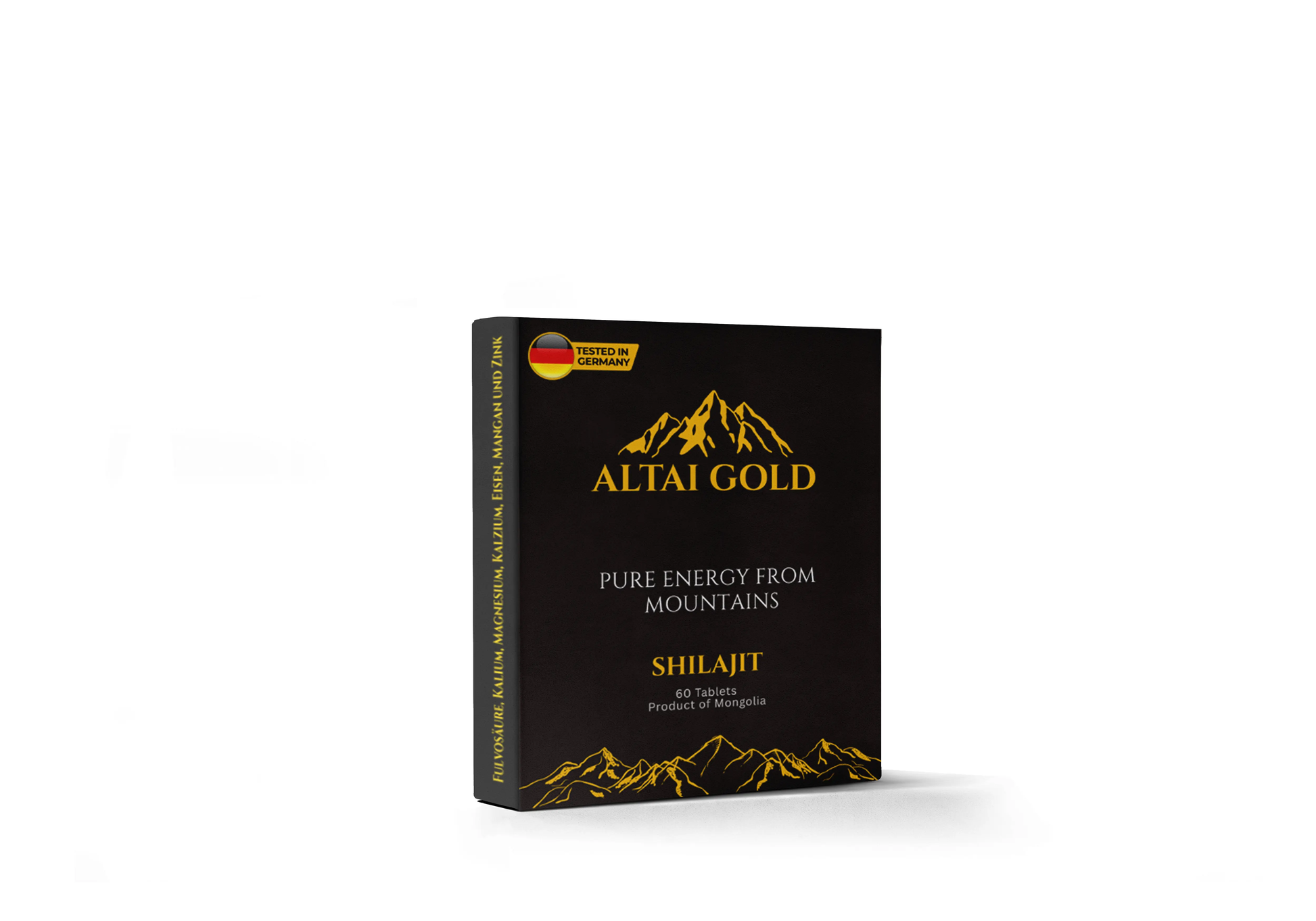 Tablettes de Shilajit Altai Gold™ (60 unités) : Énergie, Focus et Endurance pour Hommes et Femmes - Altai Origin