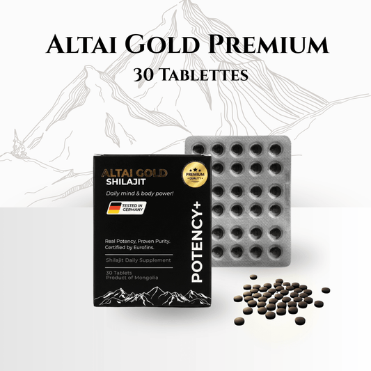 Tablettes de Shilajit Pur (30 unités) - Altai Origin