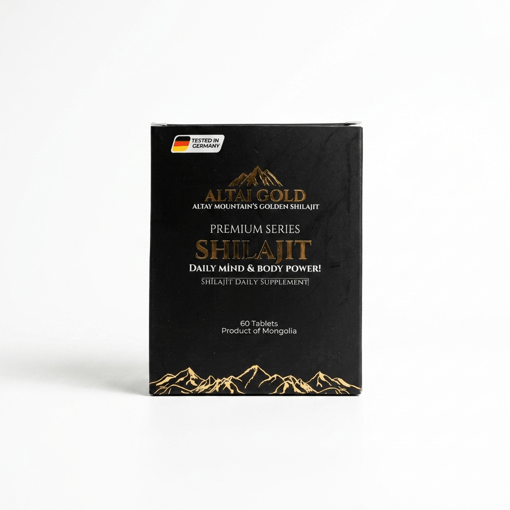 Tablettes de Shilajit Pur (60 unités) - Altai Origin
